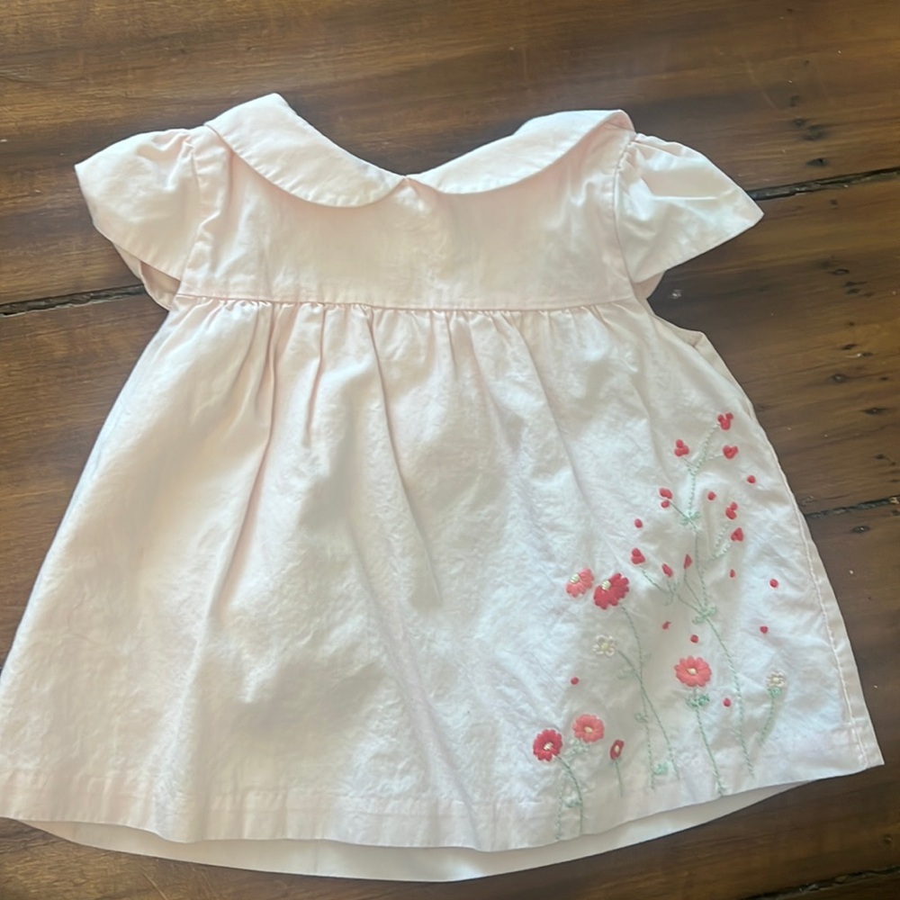 Janie and Jack pink floral top